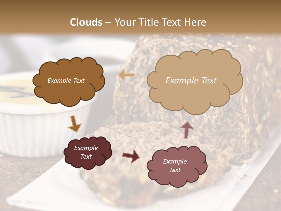 Bread Tea Slice PowerPoint Template