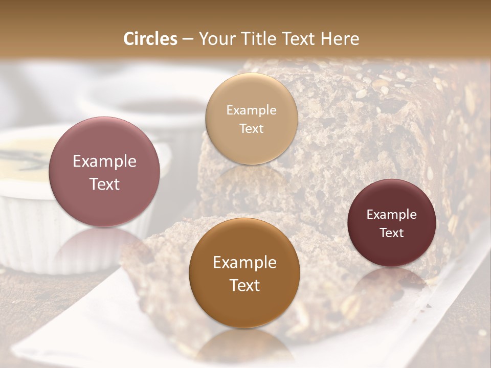 Bread Tea Slice PowerPoint Template