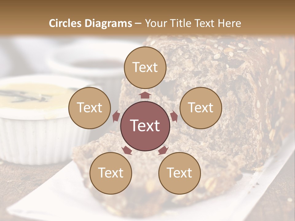 Bread Tea Slice PowerPoint Template