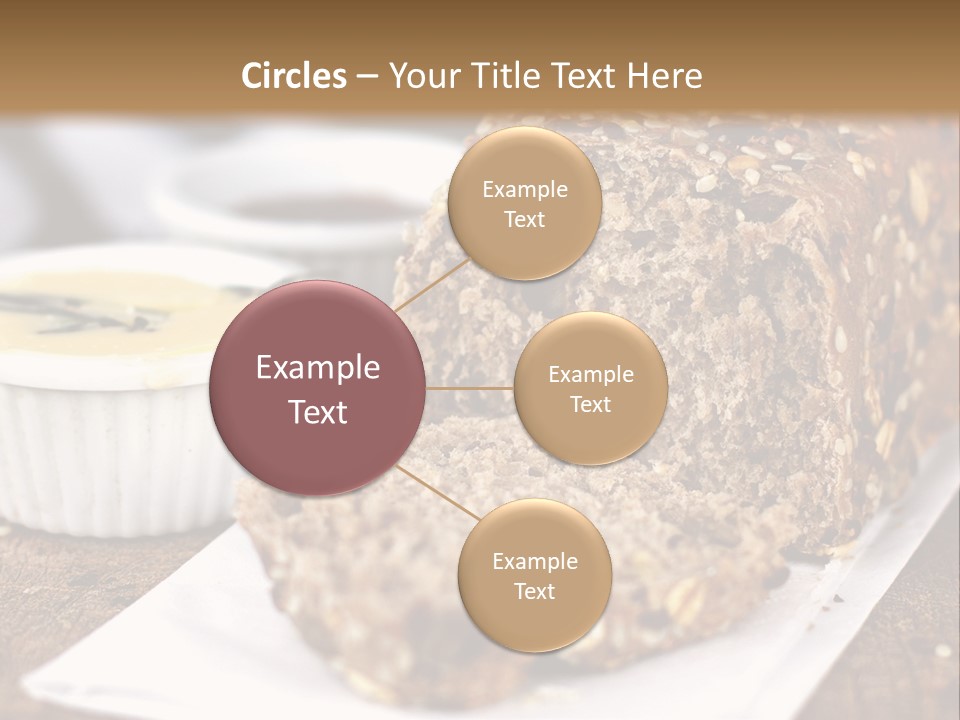 Bread Tea Slice PowerPoint Template