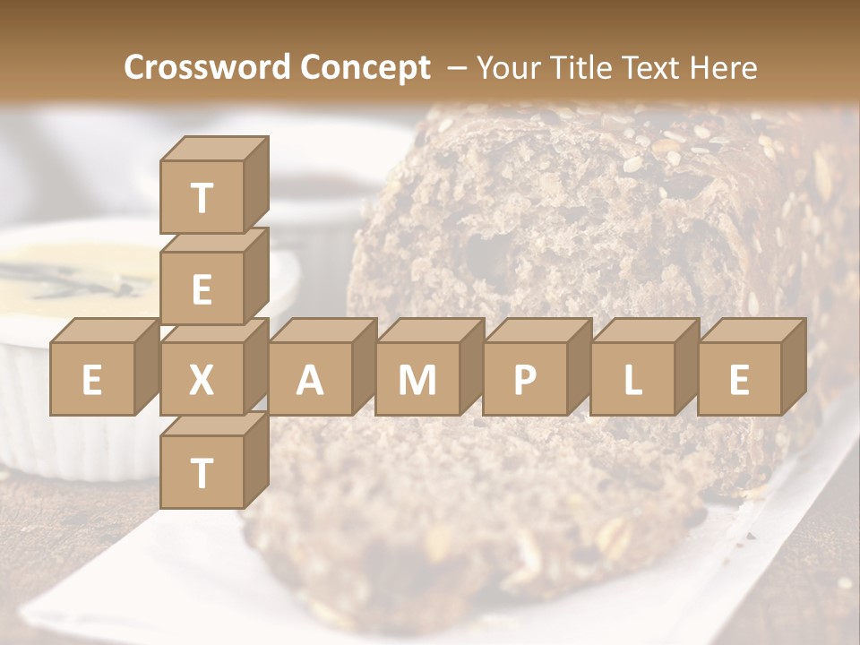 Bread Tea Slice PowerPoint Template