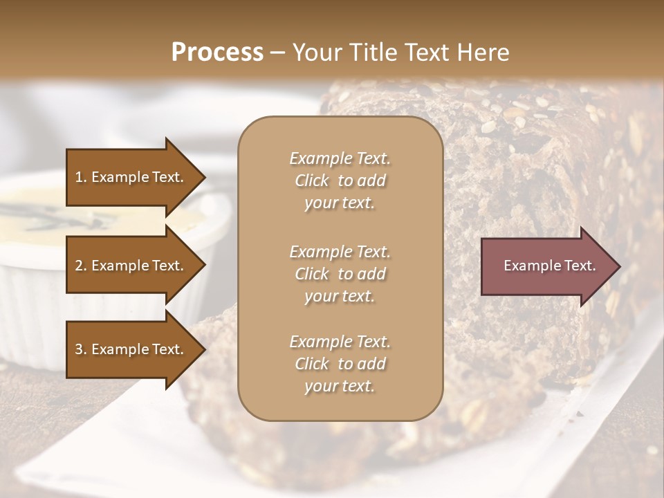 Bread Tea Slice PowerPoint Template