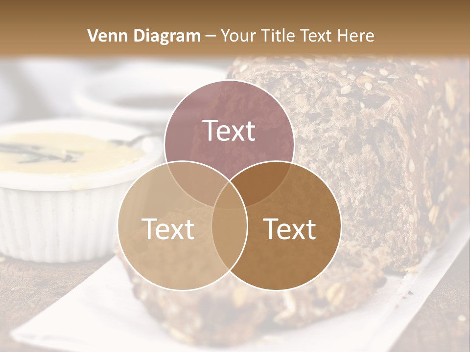 Bread Tea Slice PowerPoint Template