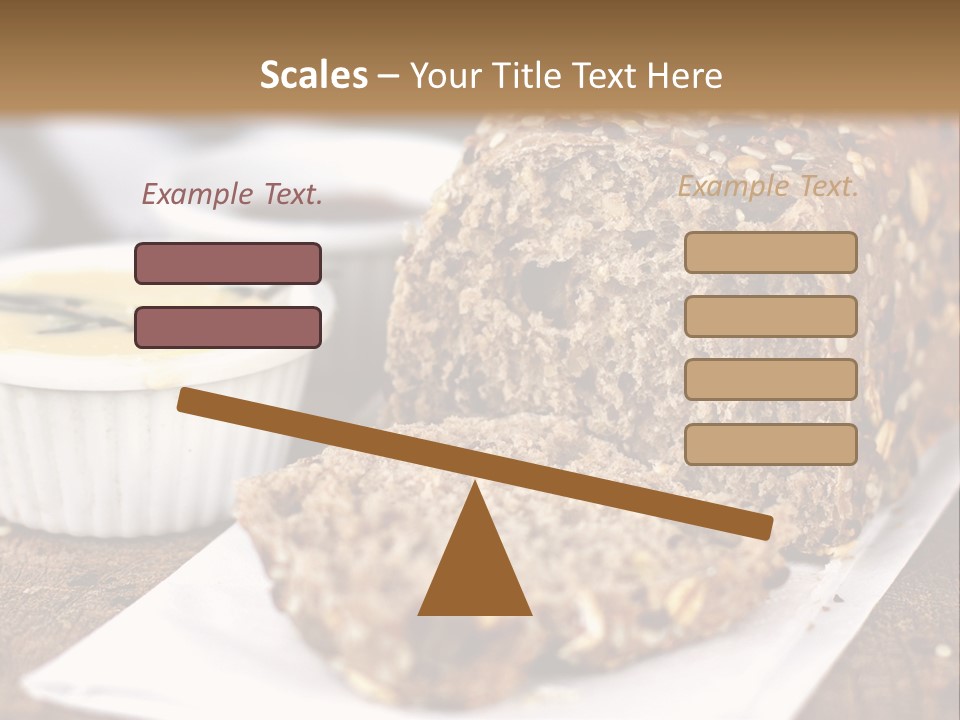 Bread Tea Slice PowerPoint Template