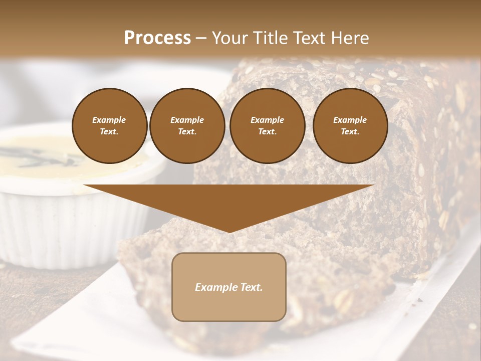 Bread Tea Slice PowerPoint Template