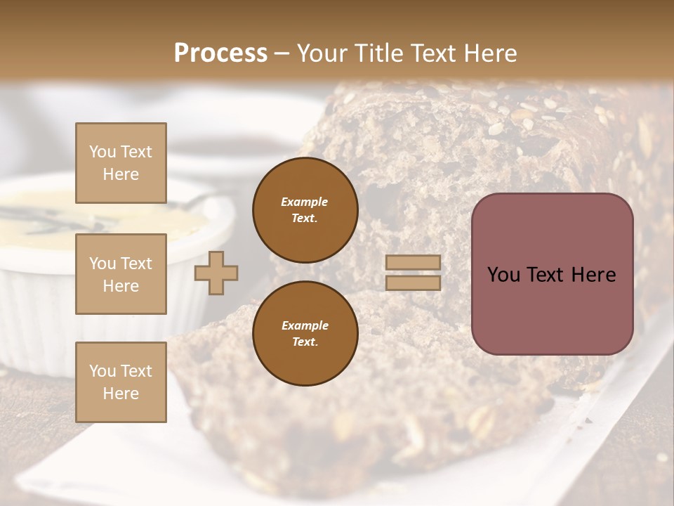 Bread Tea Slice PowerPoint Template