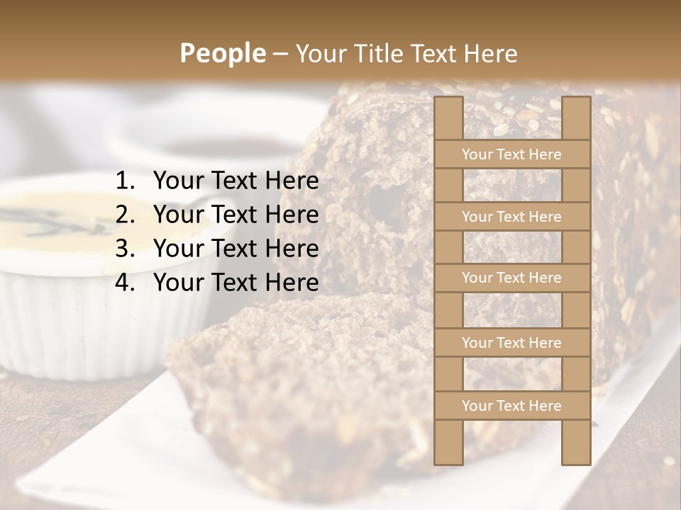 Bread Tea Slice PowerPoint Template