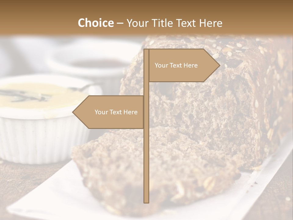 Bread Tea Slice PowerPoint Template