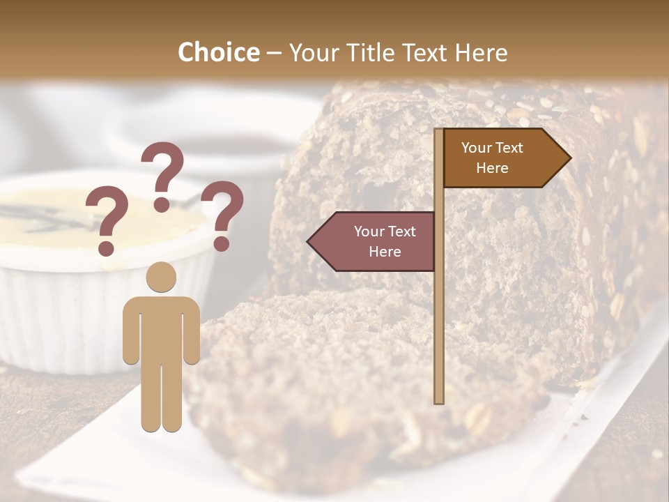 Bread Tea Slice PowerPoint Template