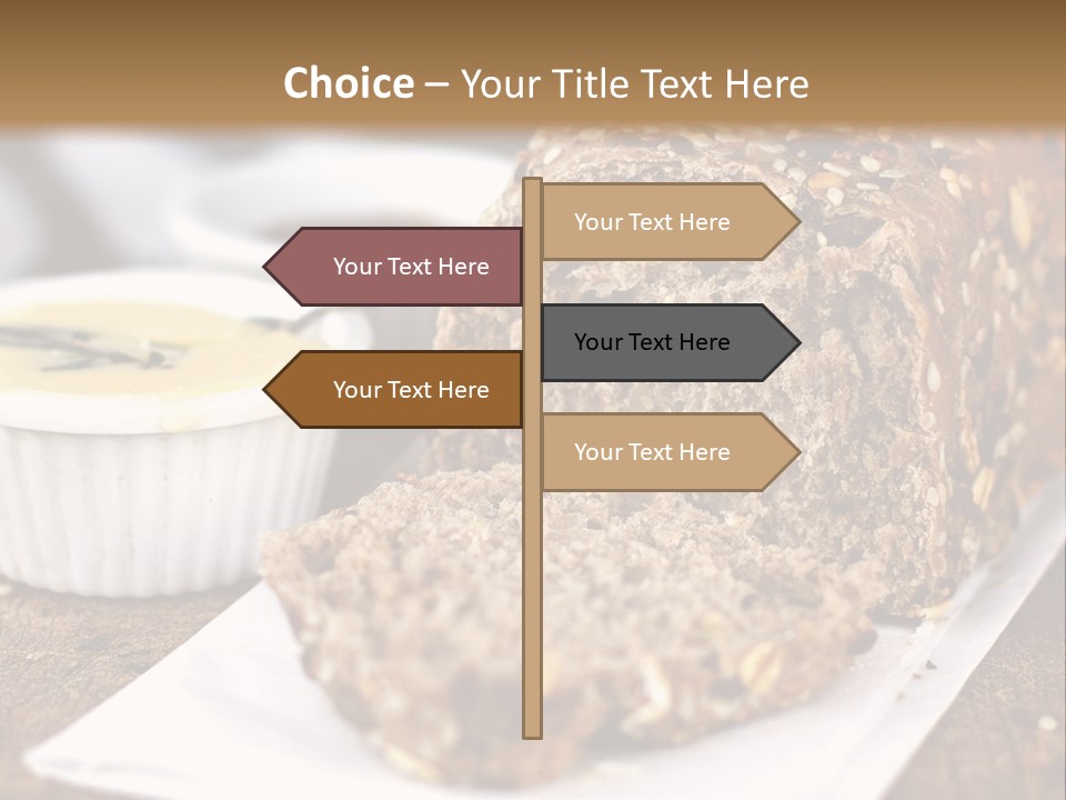 Bread Tea Slice PowerPoint Template