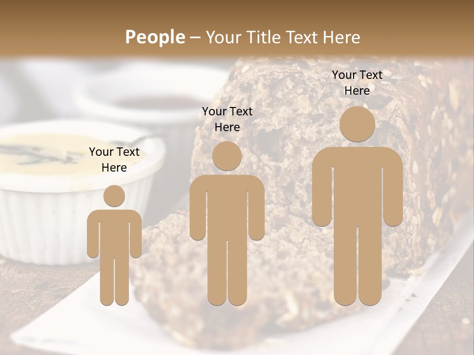 Bread Tea Slice PowerPoint Template