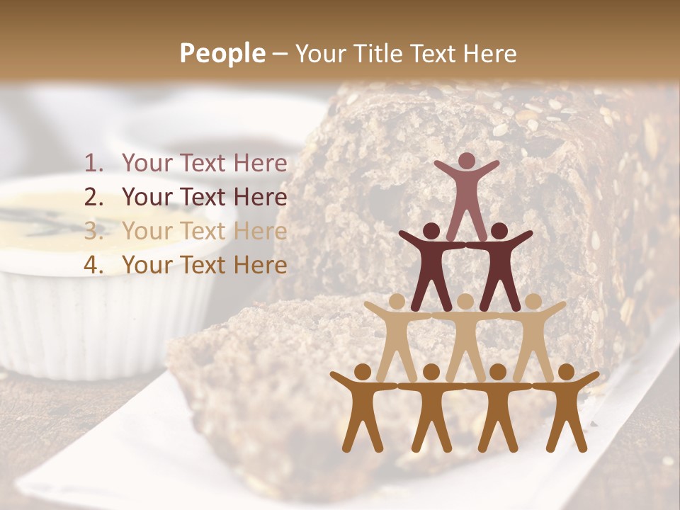 Bread Tea Slice PowerPoint Template