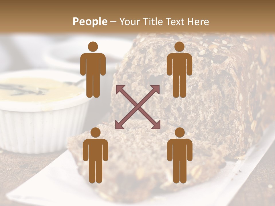 Bread Tea Slice PowerPoint Template