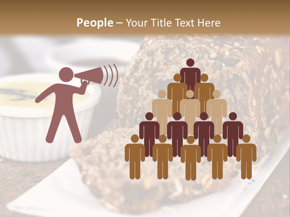 Bread Tea Slice PowerPoint Template