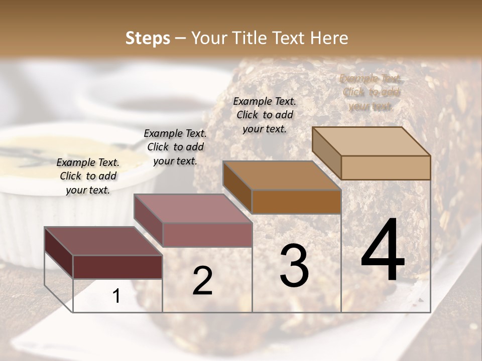 Bread Tea Slice PowerPoint Template