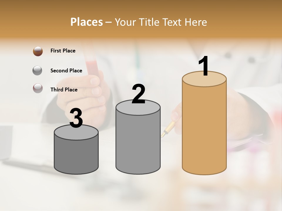 Clipboard Blood Man PowerPoint Template