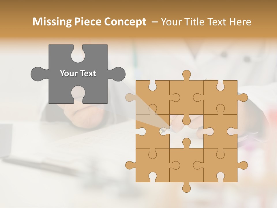 Clipboard Blood Man PowerPoint Template