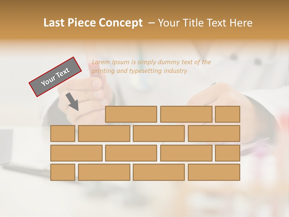 Clipboard Blood Man PowerPoint Template