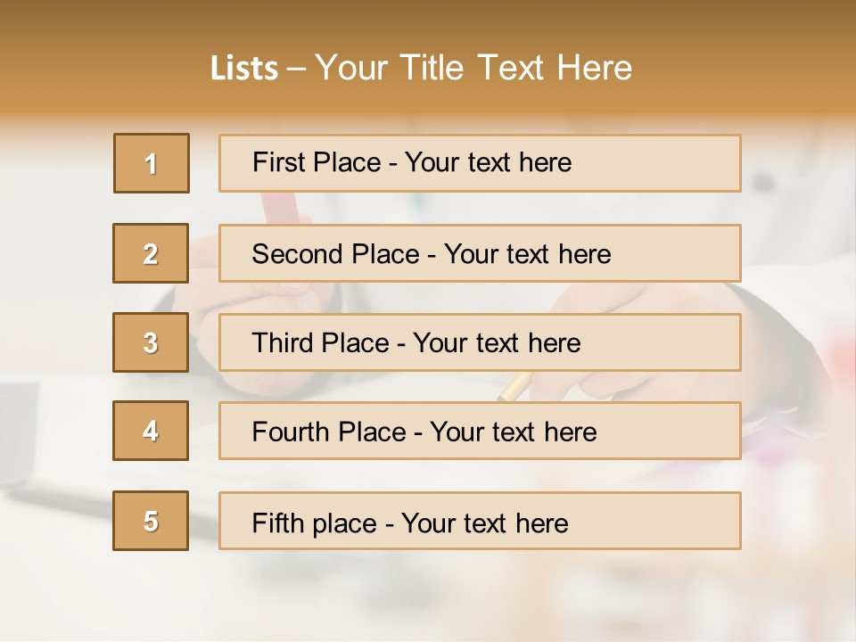Clipboard Blood Man PowerPoint Template