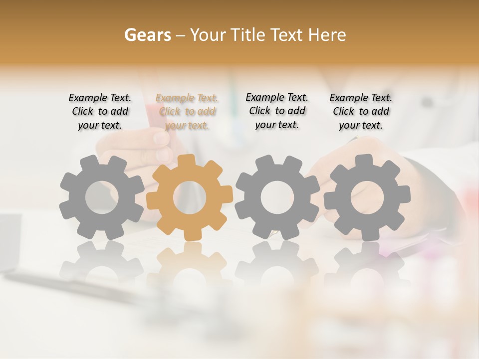 Clipboard Blood Man PowerPoint Template