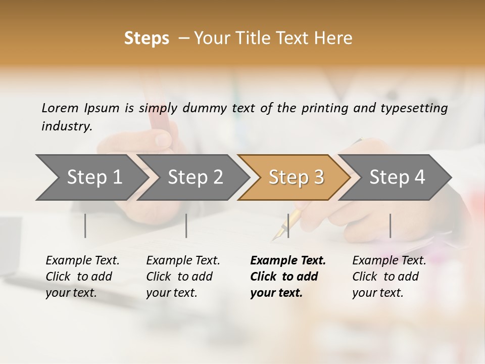 Clipboard Blood Man PowerPoint Template