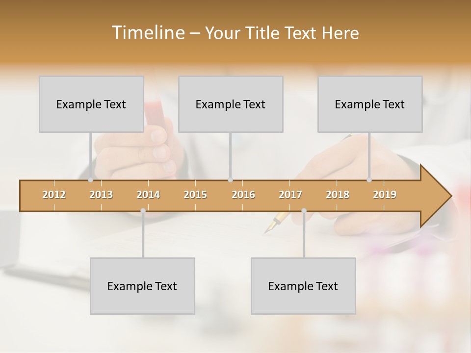 Clipboard Blood Man PowerPoint Template