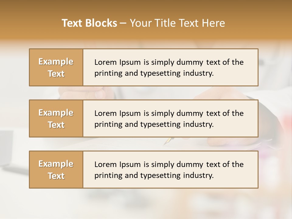 Clipboard Blood Man PowerPoint Template