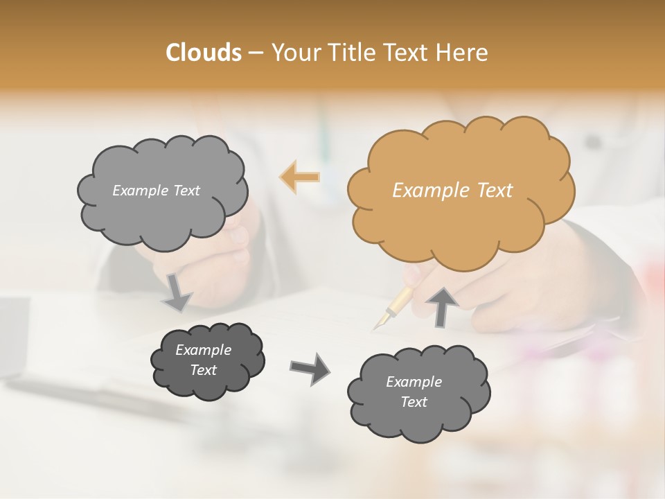Clipboard Blood Man PowerPoint Template