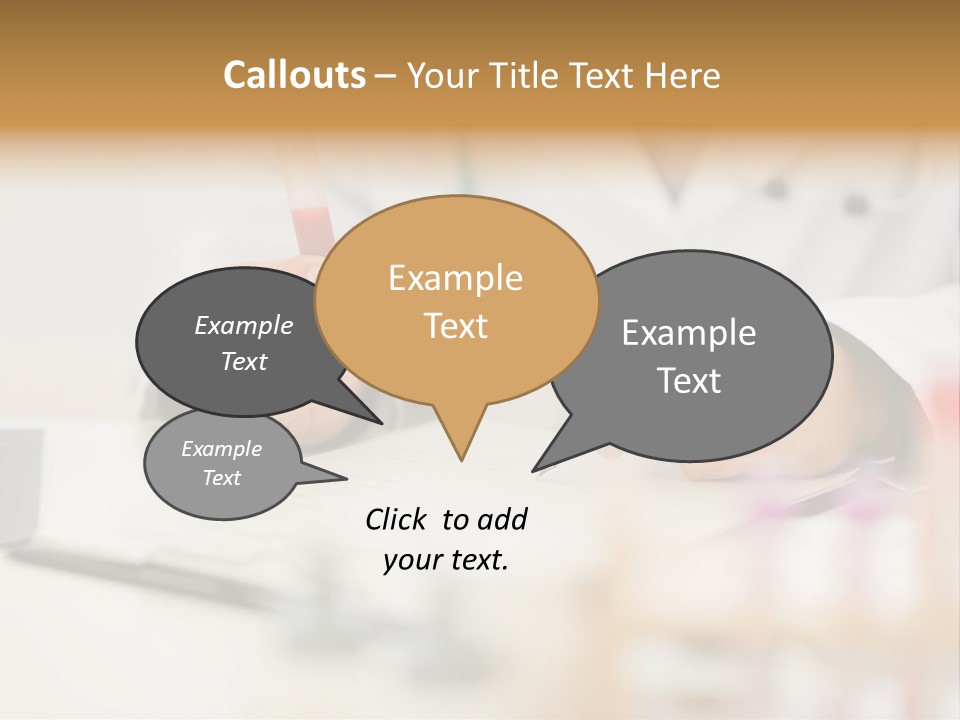Clipboard Blood Man PowerPoint Template