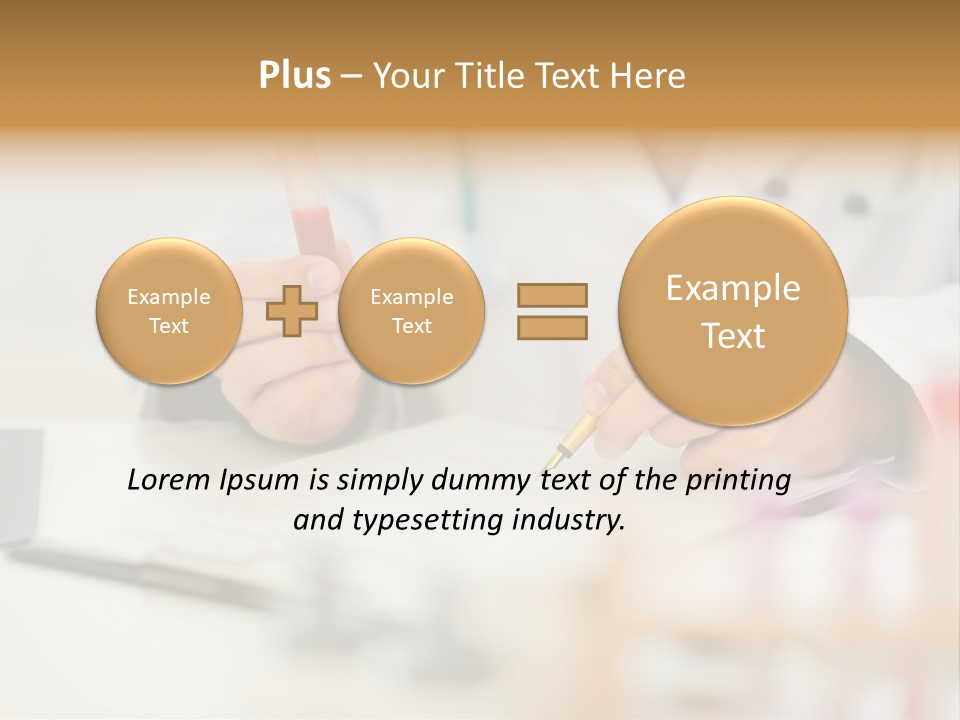 Clipboard Blood Man PowerPoint Template