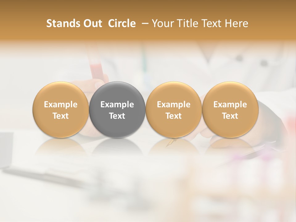 Clipboard Blood Man PowerPoint Template