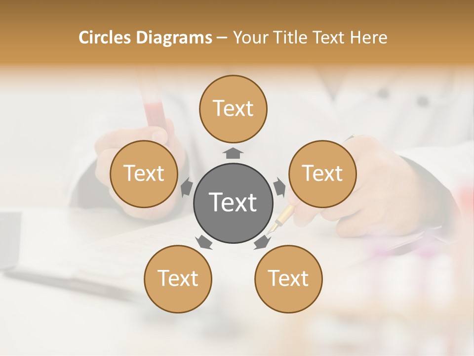 Clipboard Blood Man PowerPoint Template