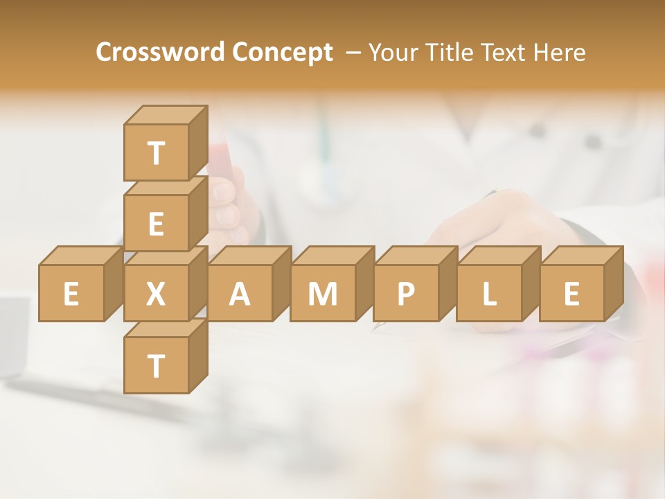 Clipboard Blood Man PowerPoint Template