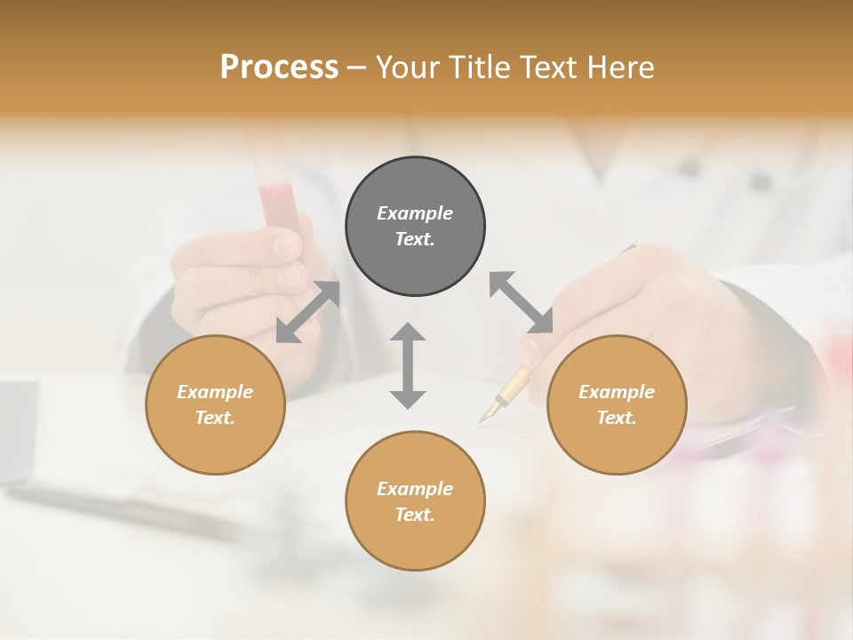 Clipboard Blood Man PowerPoint Template
