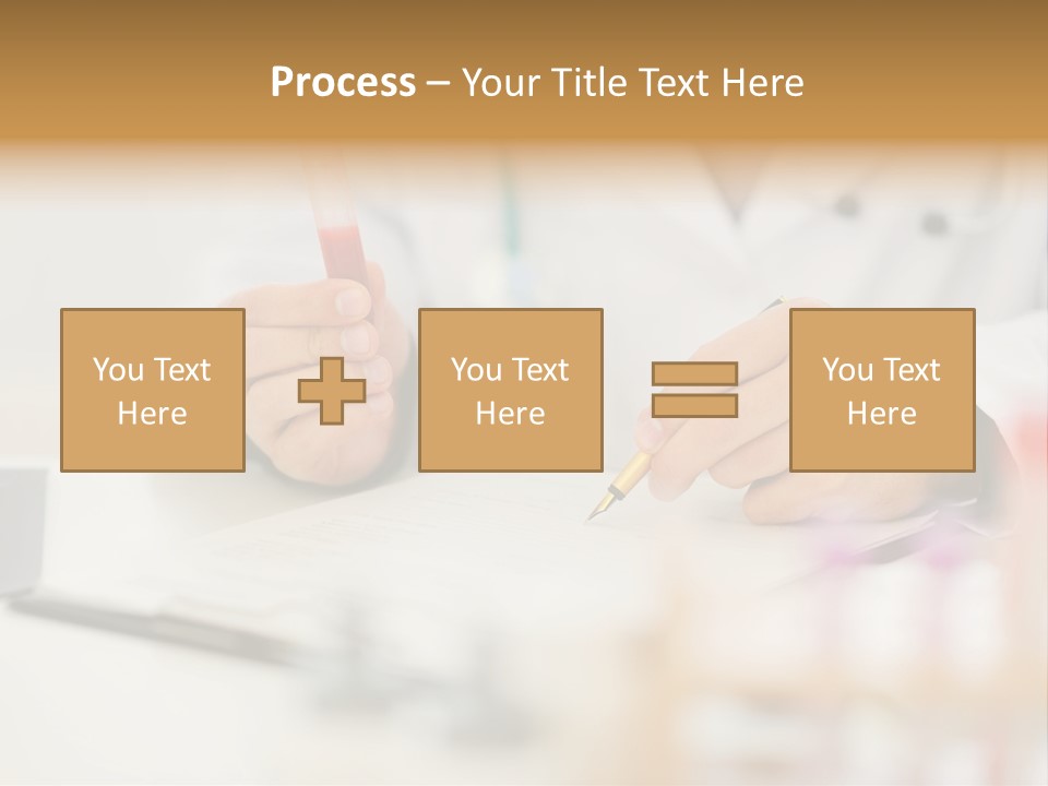 Clipboard Blood Man PowerPoint Template