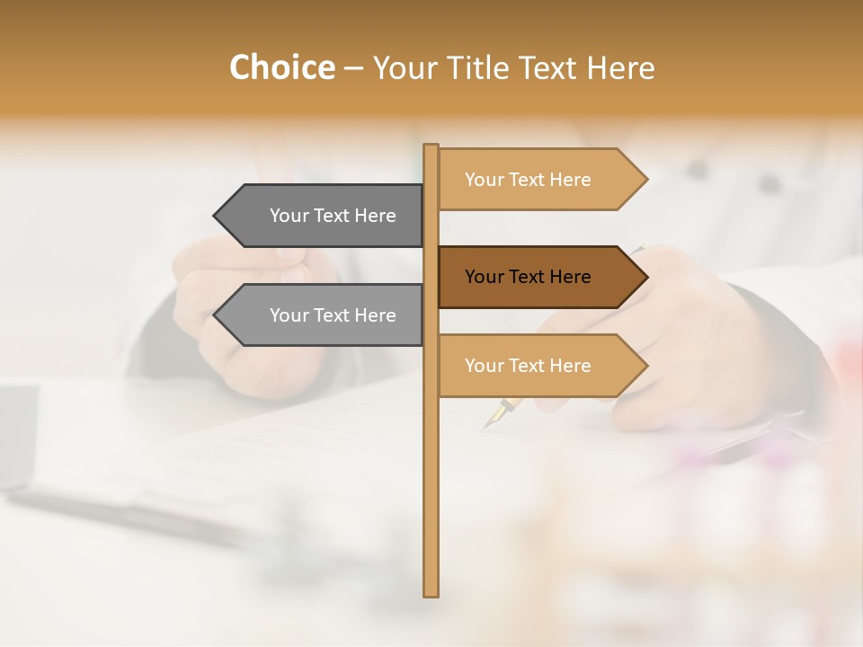 Clipboard Blood Man PowerPoint Template