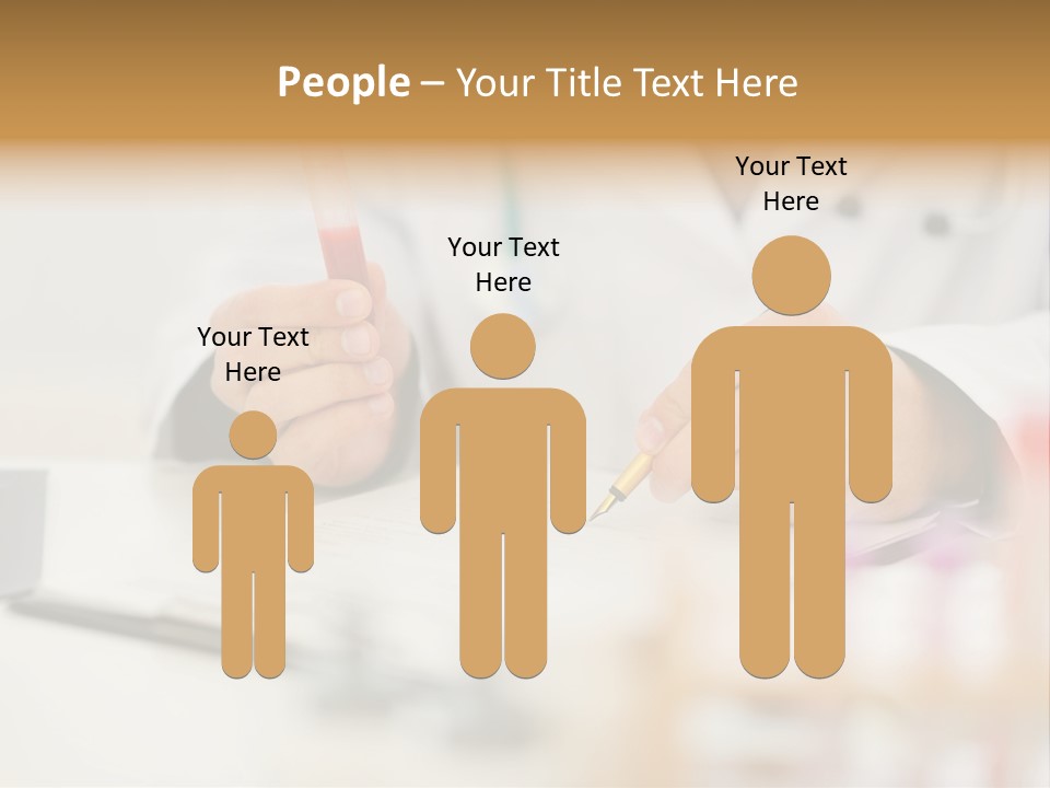 Clipboard Blood Man PowerPoint Template