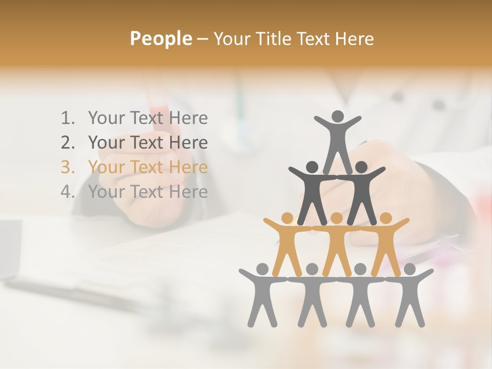 Clipboard Blood Man PowerPoint Template