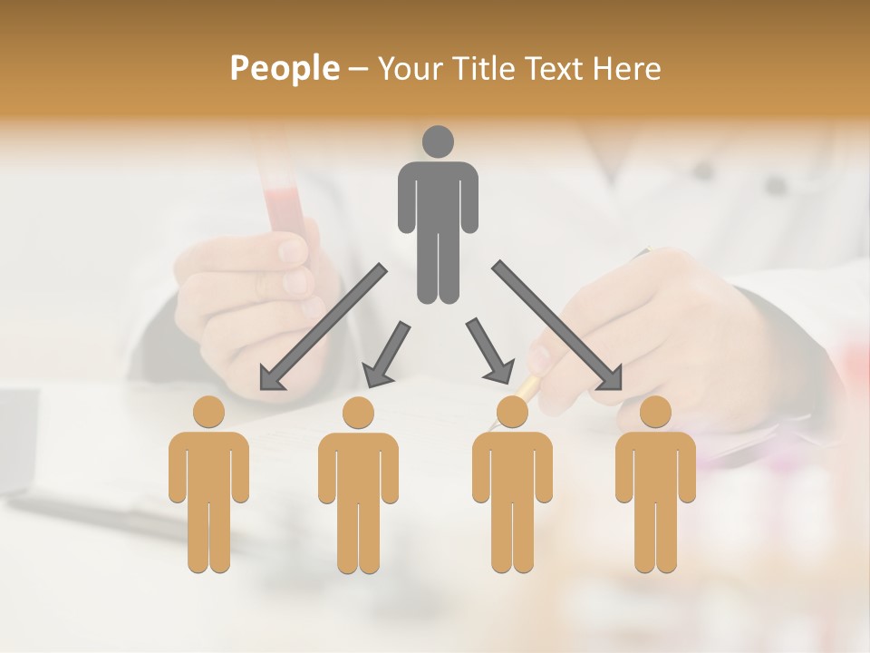 Clipboard Blood Man PowerPoint Template