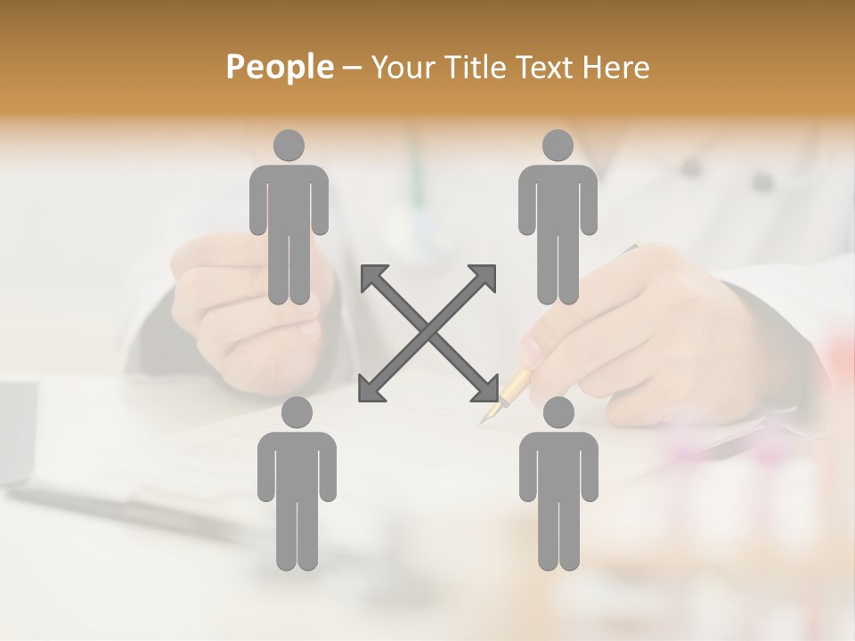 Clipboard Blood Man PowerPoint Template