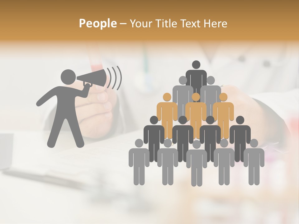 Clipboard Blood Man PowerPoint Template