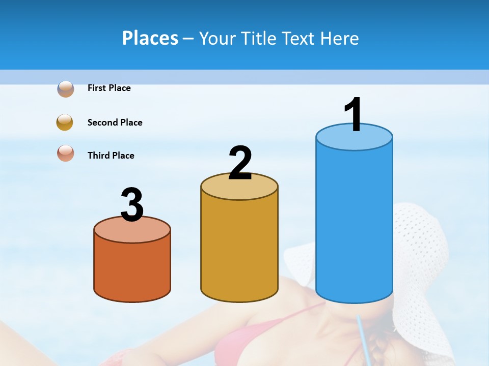 Scarf Eating Sexy PowerPoint Template