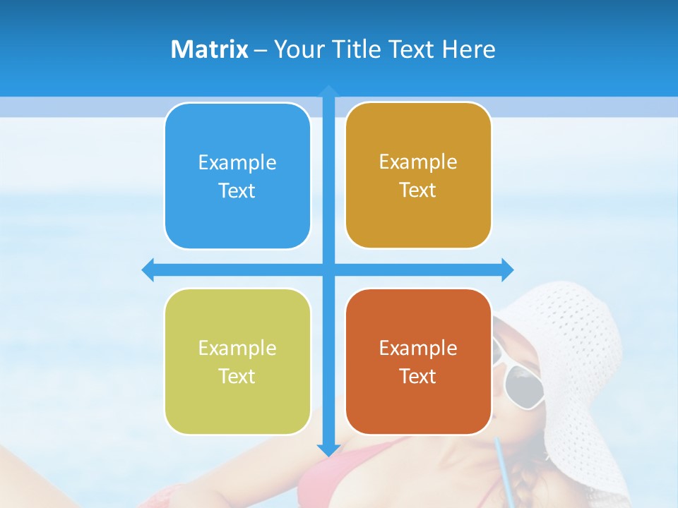 Scarf Eating Sexy PowerPoint Template