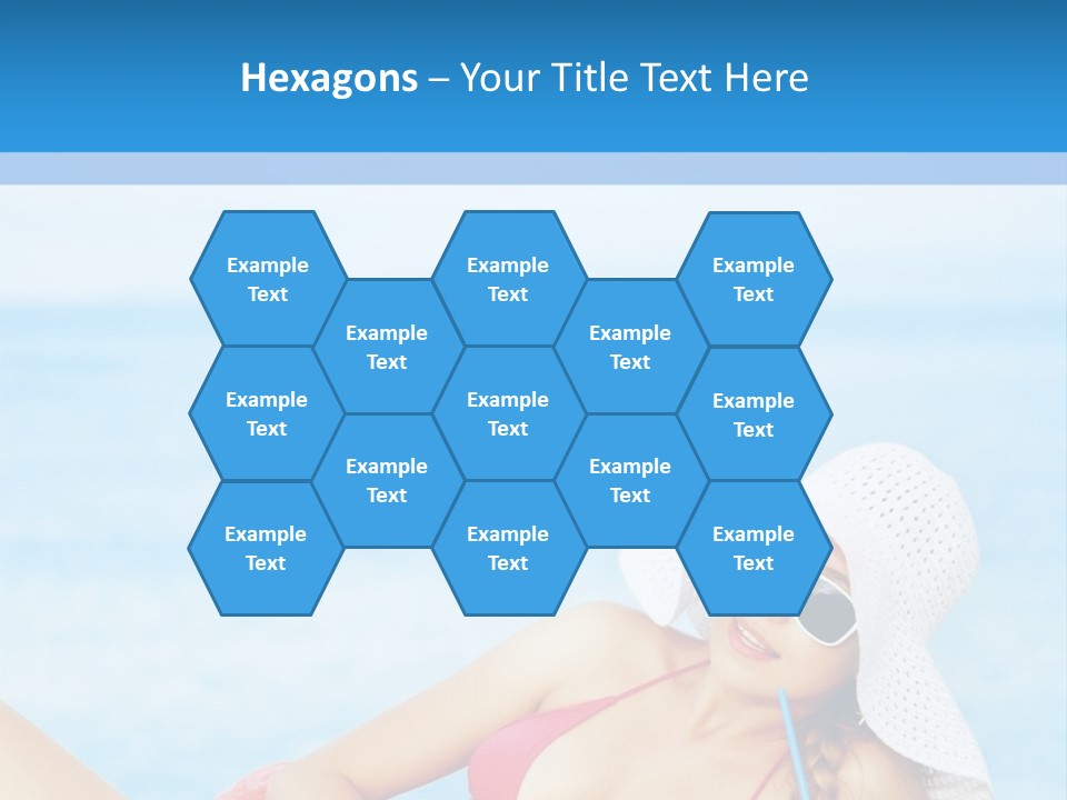 Scarf Eating Sexy PowerPoint Template