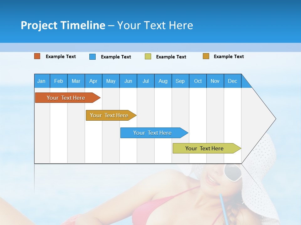 Scarf Eating Sexy PowerPoint Template
