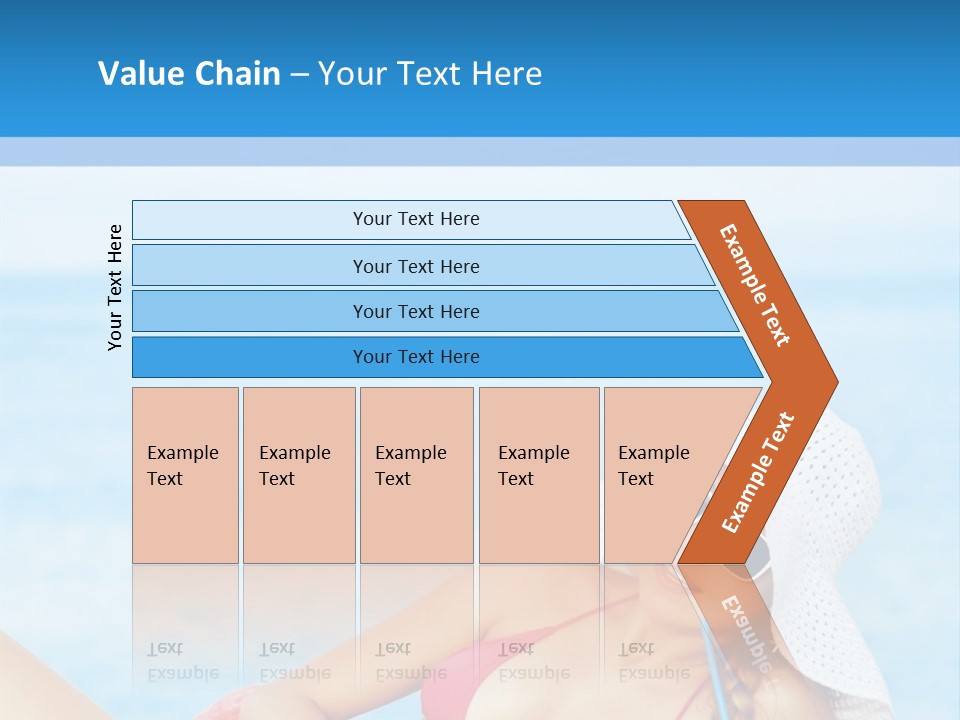 Scarf Eating Sexy PowerPoint Template