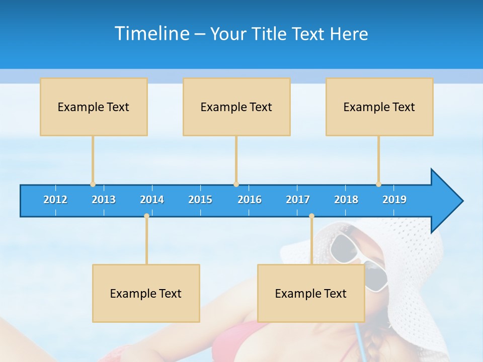 Scarf Eating Sexy PowerPoint Template