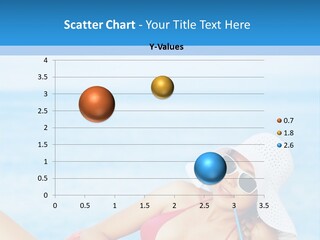 Scarf Eating Sexy PowerPoint Template