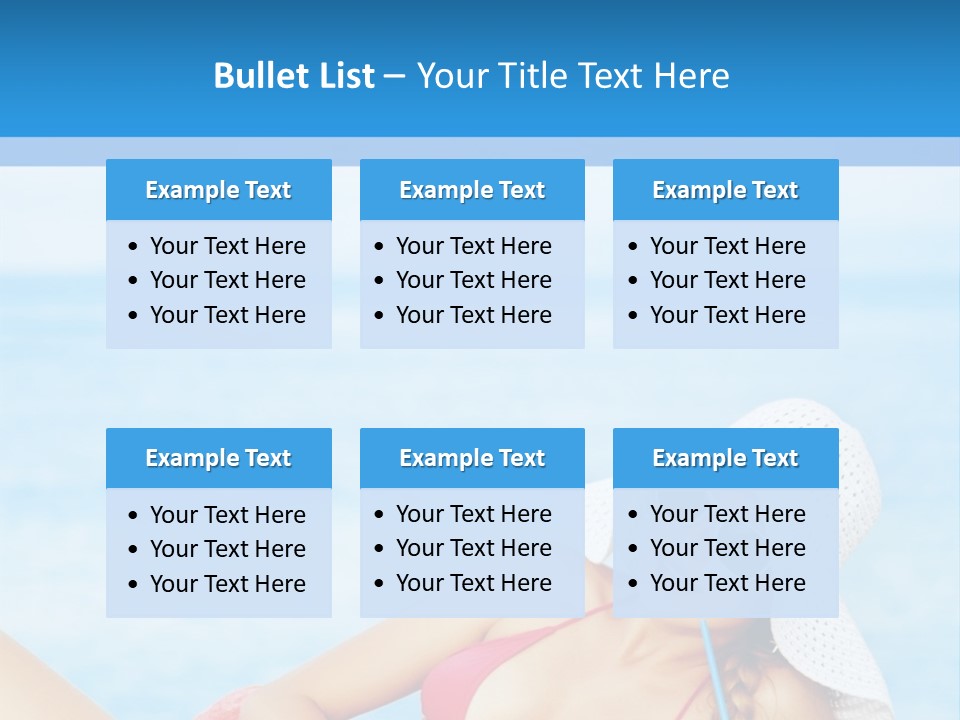 Scarf Eating Sexy PowerPoint Template