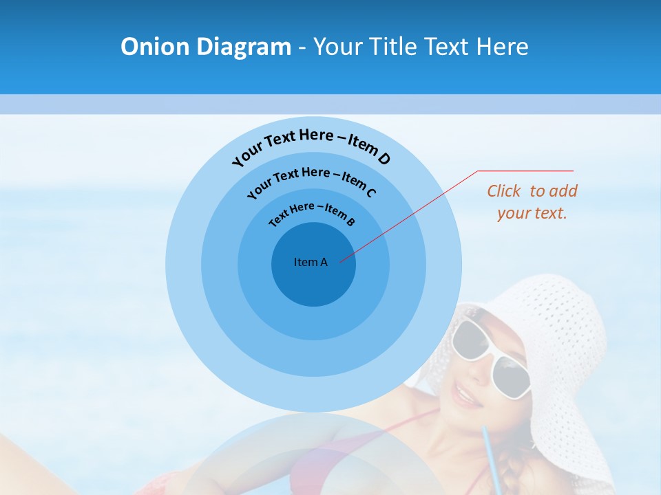 Scarf Eating Sexy PowerPoint Template